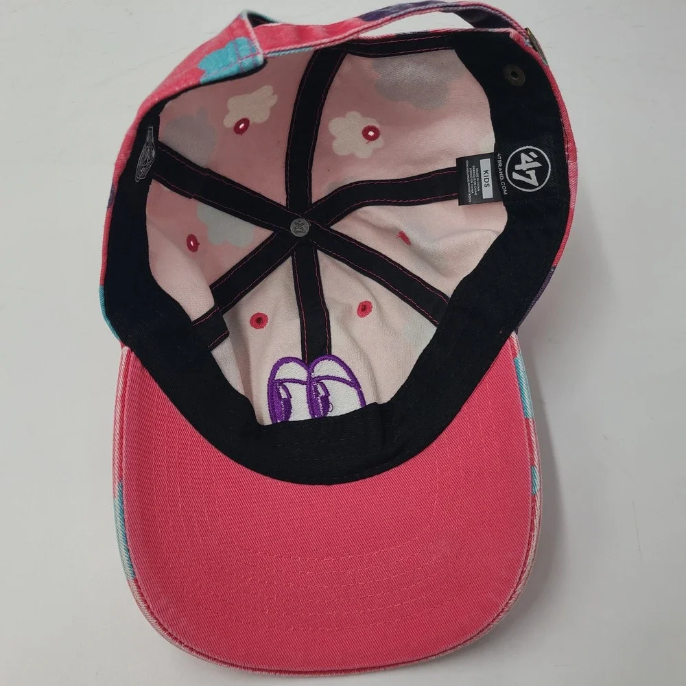 Kids Chattanooga Lookouts Hat Strapback 47 Brand Pink MiLB Baseball Logo Girls